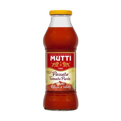 Tomato Passata Glass Bottle Mutti 400G