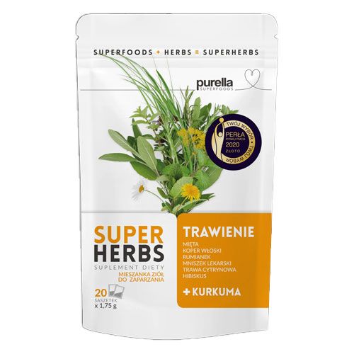 Trà Thảo Mộc Hỗ trợ Tiêu Hóa Purella 20x1.75G
