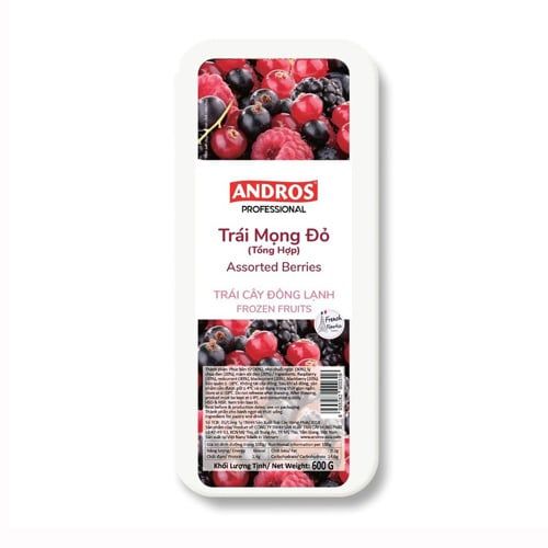 Frozen Assorted Berries Andros 600G- 