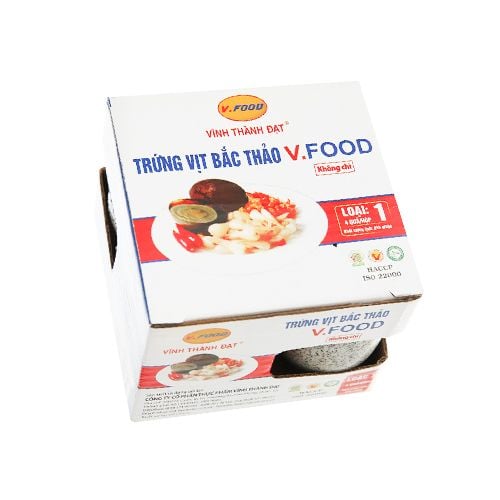 Trứng Vịt Bắc Thảo Vfood Hộp 4 Quả- 