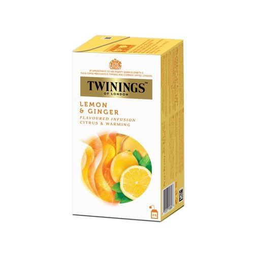 Lemon & Ginger Infusion Twinings 25 Bags/Box