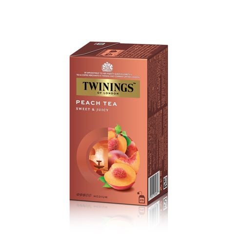 Peach Flavour Black Tea Twinings 25Bags/Box- Peach Flavour Black Tea Twinings 25Bags/Box