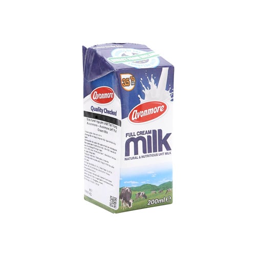 Sữa Tươi Tiệt Trùng Nguyên Kem Avonmore 200Ml