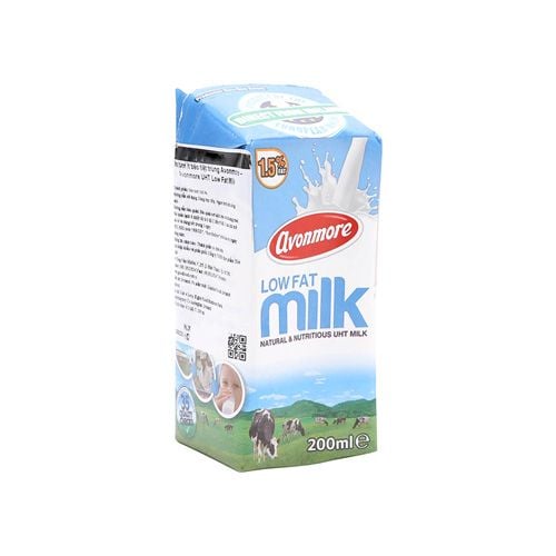 Sữa Tươi Tiệt Trùng Ít Béo Avonmore 200Ml- 