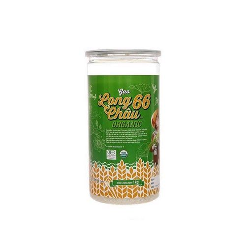 Gạo Trắng St25 Hữu Cơ Long Châu Cỏ May 1Kg- 