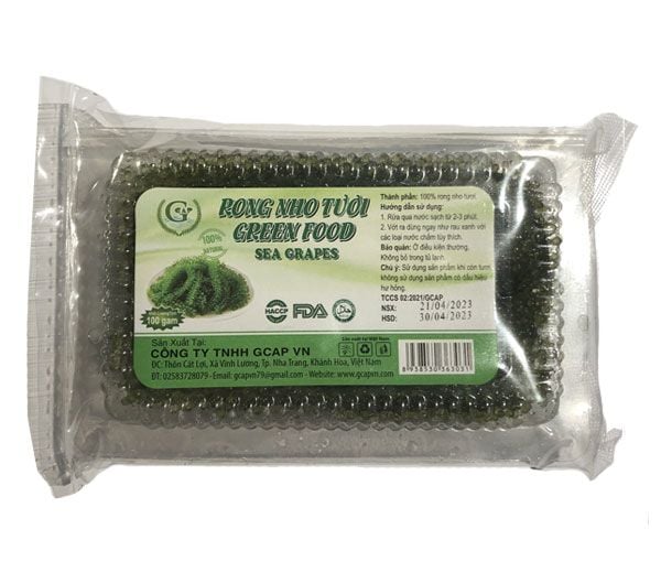 Rong Nho Tươi Green Food 100G