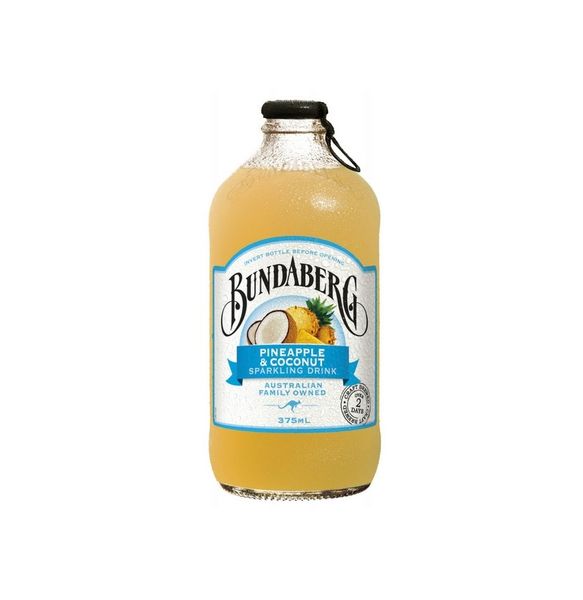 Pineapple & Coconut Sparkling Drink Bundaberg 375Ml