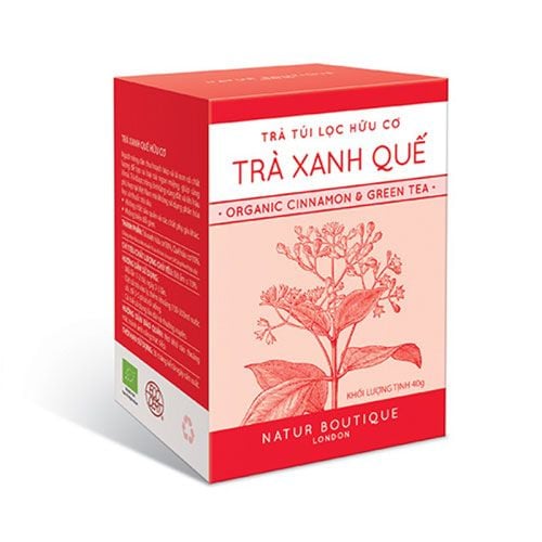 Trà Xanh Túi Lọc Hương Quế Hữu Cơ Fito 20 Túi/Hộp 36G- Trà Xanh Túi Lọc Hương Quế Hữu Cơ Fito 20 Túi/Hộp 36G