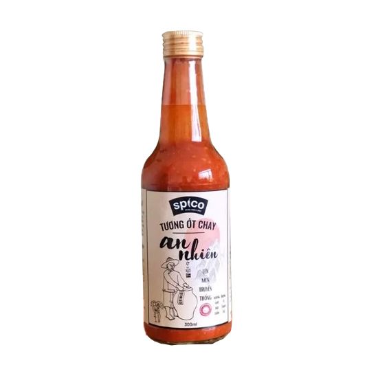 Vegan Chilli Sauce Without Garlic Spicy Country 300Ml- 