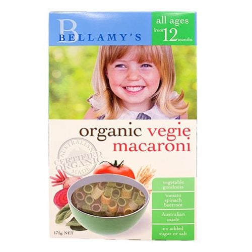 Organic Veggie Macaroni Bellamy'S 175G- Org Veggie Macaroni Bellamy'S 175G