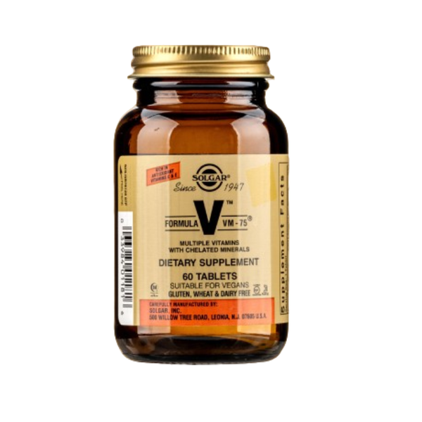 Solgar Formula Vm- 5 60 Tablets