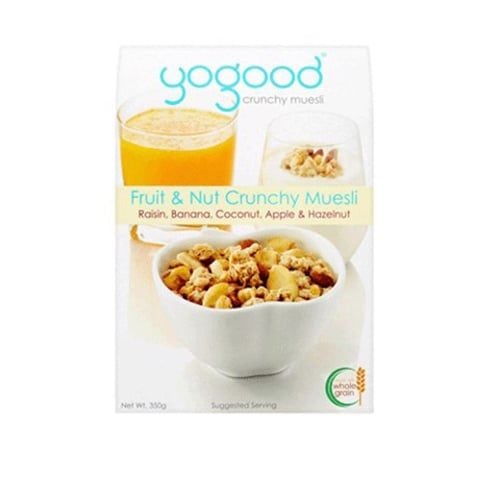 Muesli Fruit & Nut Mix Crunchy Yogood 350G- Muesli Fruit & Nut Mix Crunchy Yogood 350G