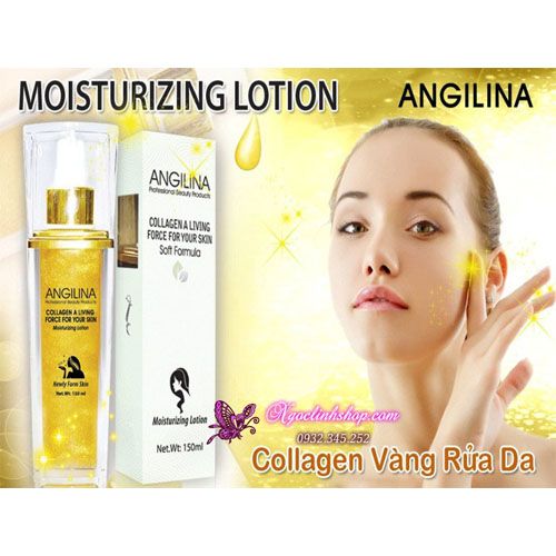 Angilina Collagen vàng rửa da trị nám trắng da