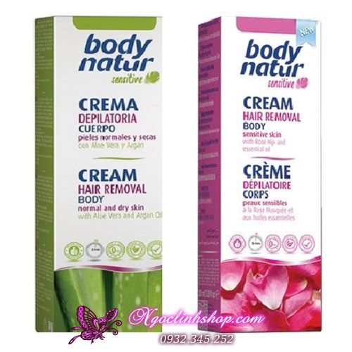 Kem tẩy lông Body Natur Sensitive Hair Removal Cream