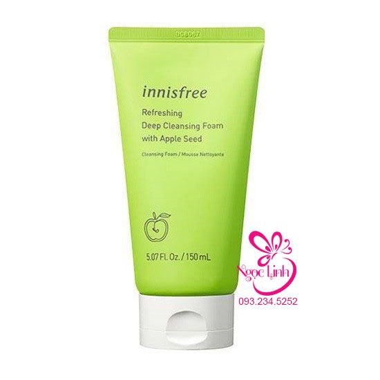 Sữa Rửa Mặt Chiết Xuất Táo Innisfree Apple Seed Deep Cleansing Foam