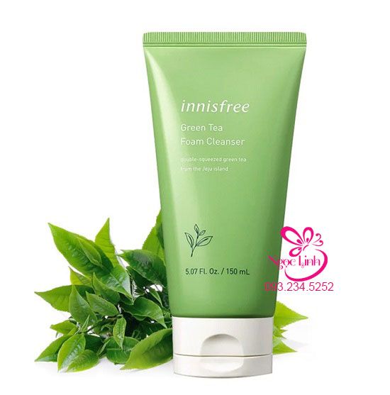 Sữa rửa mặt Trà Xanh Innisfree  Green Tea Foam Cleanser