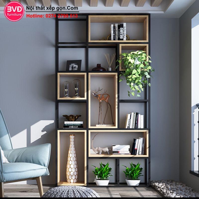Kệ sách, kệ trang trí khung sắt mặt gỗ - Nội thất xếp gọn BVĐ – Kệ sách, kệ trang trí khung sắt mặt gỗ - Nội thất xếp gọn BVĐ –