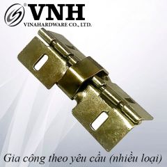 Bản lề nhíp Vinahardware dài 30mm, ngang 13mm, màu vàng đồng H3013C-H3013C