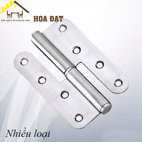 Bản lề cửa đi inox Vinahardware dài 80mm ,HVT0880-HVT0880