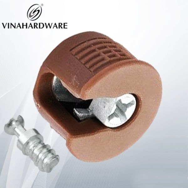 Chốt đỡ kệ nhựa màu nâu Vinahardware CC31N1-CC31N1