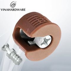 Chốt đỡ kệ nhựa màu nâu Vinahardware CC31N1-CC31N1