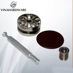 Bộ ốc liên kết loại lớn cam 35 Vinahardware, cốt 8x76, nắp chụp 40 VNH CC0095
