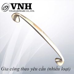 Tay nắm tủ bếp mạ crom mờ Vinahardware VN1 HD0162 dài 128mm-HD0162