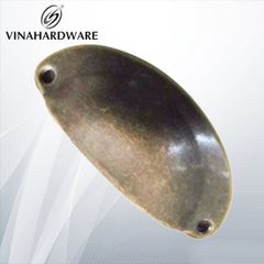Tay nắm sò Vinahardware, đồng giả cổ, 82mm HD1014C22