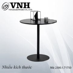 Bàn cafe chân trụ sắt, mặt ván MDF sơn PU Vinahardware - VNH043061