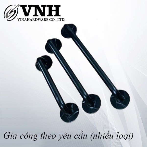 Tay nắm sắt sơn đen mờ Vinahardware - VNH10100