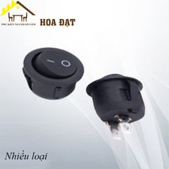 Công tắc đèn led 3 chân Vinahardware, màu đen - VNH122024B