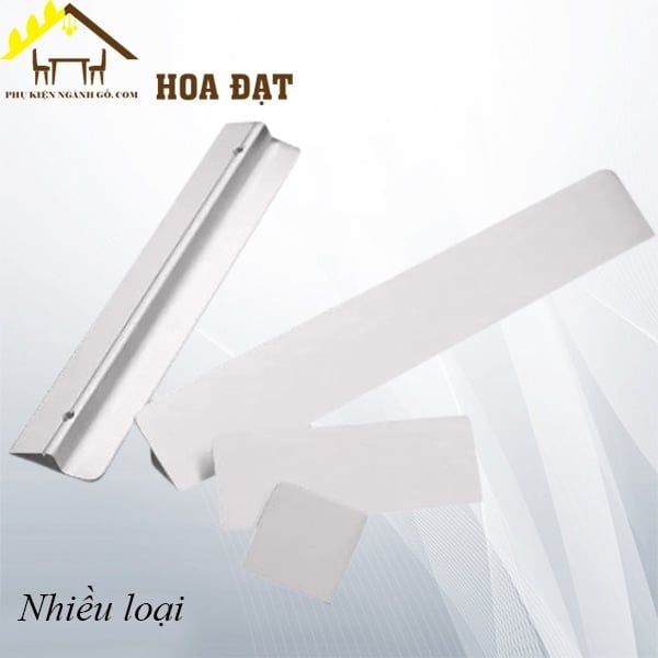 Tay nắm dẹt nhôm Vinahardware, màu trắng - HD013T96