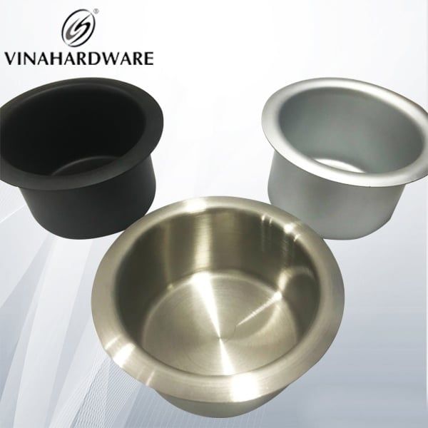 Nắp chụp đế lót ly ghế sofa loại nhỏ bạc VNH099NB