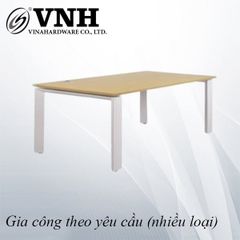 Khung bàn sắt chân tam giác Vinahardware, sơn trắng, không yếm - VNH2400750T
