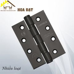 Bản lề lá Vinahardware inox 304, sơn đen - HHL12789B