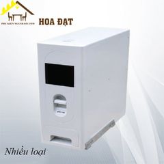 Thùng gạo âm tủ 16kg Vinahardware, ray âm giảm chấn - VNH25017