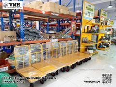 Xe đẩy hàng công nghiệp tải 300kg Vinahardware - 800x450x930mm