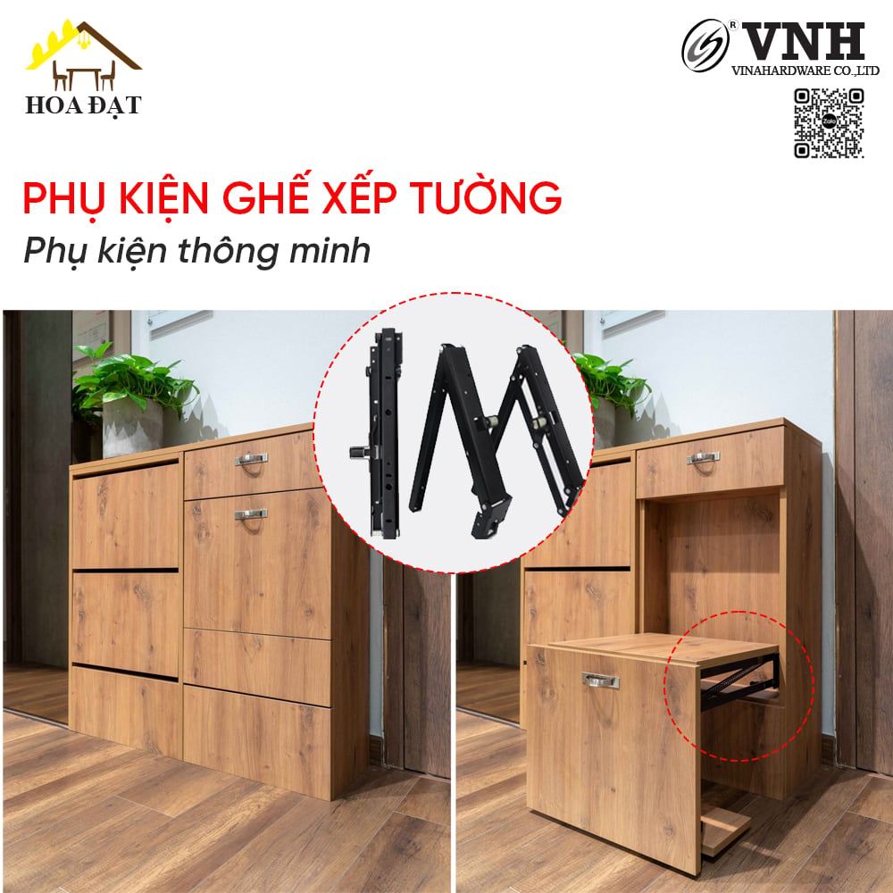 Phụ kiện ghế xếp tường Vinahardware - P73780