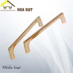 Tay nắm Vinahardware loại 128mm, hợp kim màu vàng bóng - HD0026V