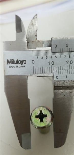 Tán dù M6 đầu bake Vinahardware, bảy màu - SC930M620BK