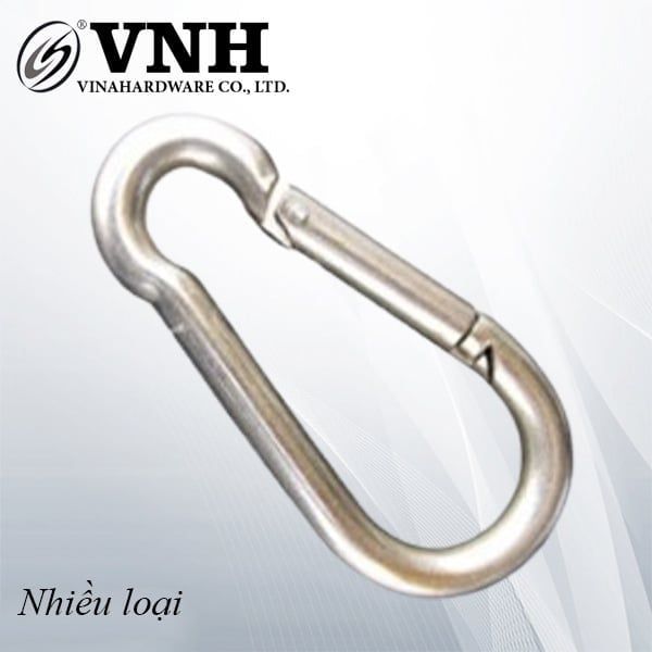 Móc gài bóp an toàn Vinahardware, inox 304 - AH304M6