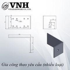 Pát (bas) ke sắt Vinahardware, xi trắng - VNH7070120