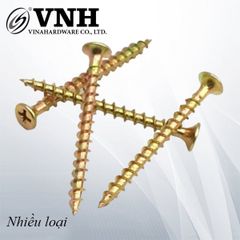 Vít đầu bằng răng thưa Vinahardware, thân ốm M4, bảy màu-VG430Z23T