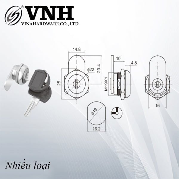 Khóa tủ điện chuyển đổi Vinahardware - KT001240