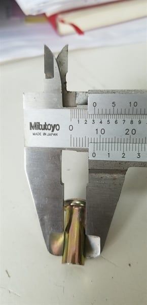 Tán dù M6 đầu bake Vinahardware, bảy màu - SC930M620BK