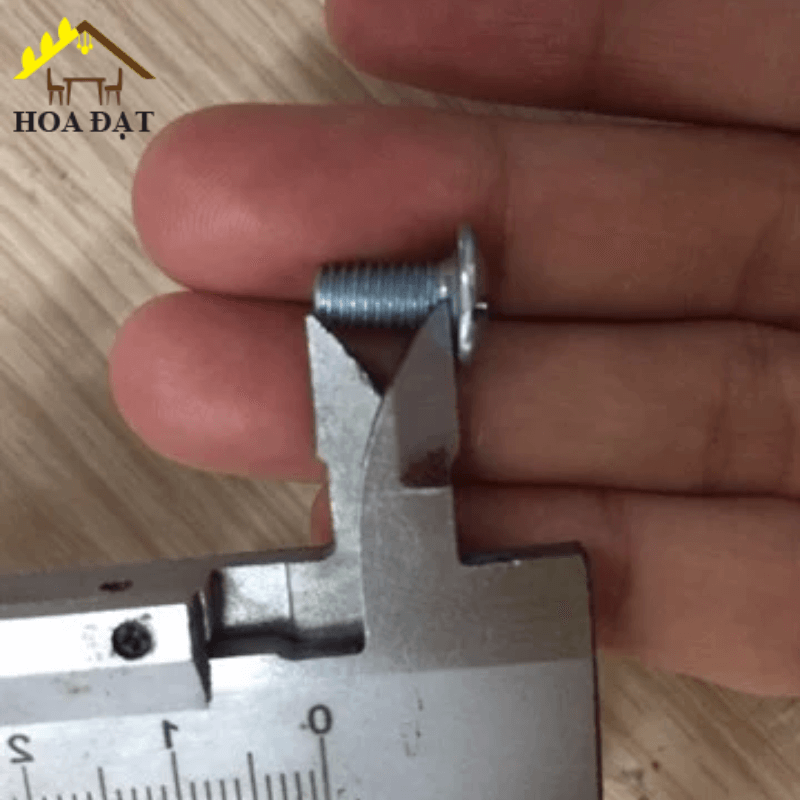 Bulong đầu dù tay nắm Vinahardware loại M5, M6 màu trắng - PCS515Z1