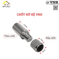 Thân chốt đỡ kệ Vinahardware loại 8x19mm VNH CDK12182-CDK12182