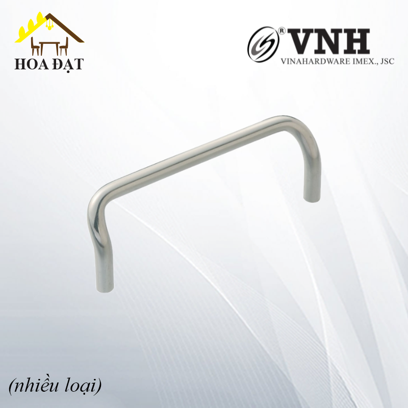 Tay nắm cửa tâm lỗ Vinahardware loại 120mm, inox 304 - HD0115D120-HD0115D120