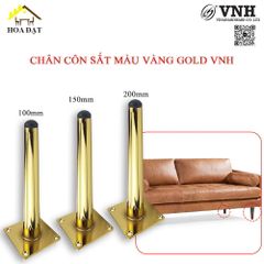 Chân côn ghế sofa Vinahardware, màu vàng gold - Nhiều kích thước - Loại thẳng - Loại Nghiêng VNH250S