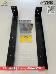 Pat (Bas) sắt bàn trang điểm Vinahardware, sơn đen mờ - VNH4501013